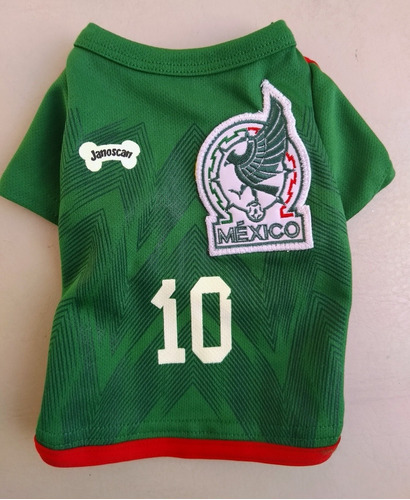 Playera Jersey Perro T1 Selección Mexicana Verde Qatar 2022