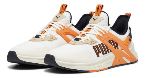 Tenis Puma Pacer + Beige/naranja Hombre B