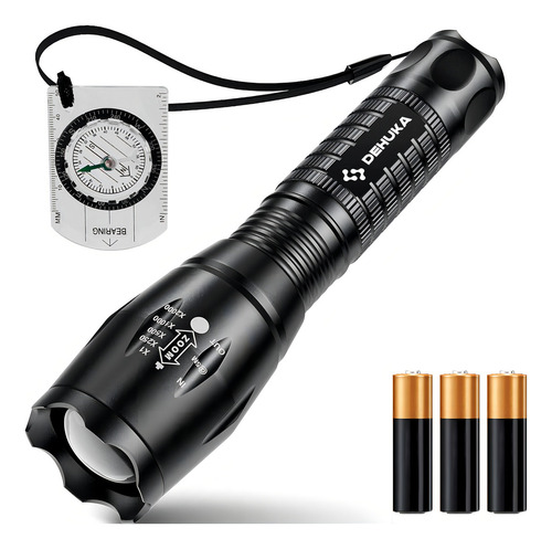Linterna Recargable Táctica 12000 Lumens Led Camping