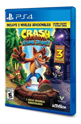Crash Bandicoot N-sane Trilogy 2.0 Físico Ps4 Original