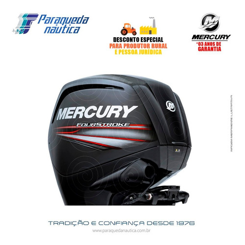 Motor De Popa Mercury 4 Tempos 115hp Exlpt Efi Ct