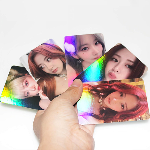 Pyajuu Le Sserafim Laser Photo Cards 50pcs Le Sserafim