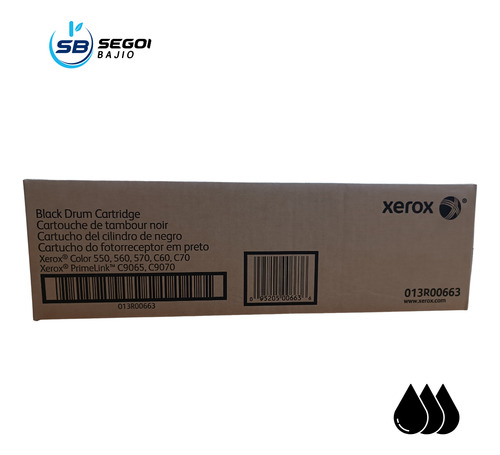 Tambor Xerox Primelink C9065 C9070 Drum Negro 013r00663