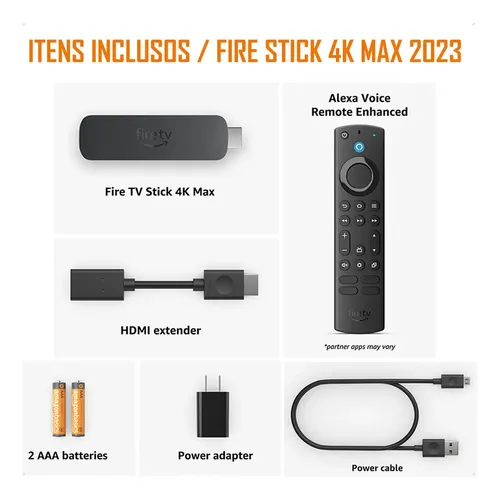 Amazon Fire Tv Stick 4k Max 16gb Preto Com Alexa Integrada