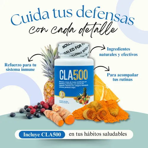Sistema Inmunológico Cla500 C/ - g a $2645