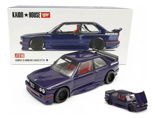 Miniatura BMW M3 Kaido House da Mini GT V2 Violeta-escuro 1:64