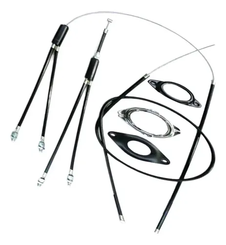 BMX Gyro Bremskabel Komplett-Set – Vorne & Hinten, Mit Spinner Rotor