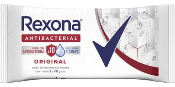 Rexona Jabon En Barra Antibacterial Original 3x90gr