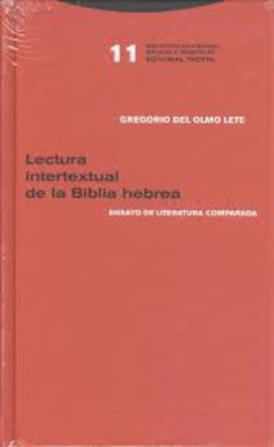 Lectura Intertextual De La Biblia Hebrea - Gregorio Del Olmo