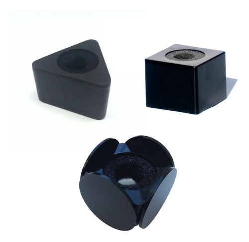 Canopla Para Microfones Em Acrílico Kit Com 3 Modelos