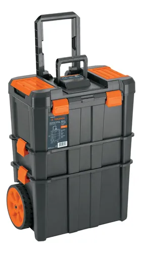 Caja De Herramientas Con Ruedas Desmontable Truper