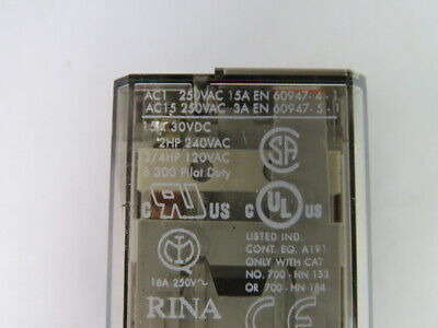 Allen-bradley 700-hb32a1 Tube Base Relay 120vac Series E Oaf