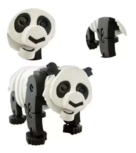 Panda quebra-cabeças para adultos - Jogo Aprendizagem 3D