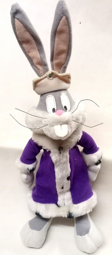Peluche Rey Bugs Bunny Retro Gris Claro (Usado)
