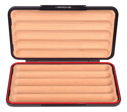 Porta Charuto Nerone Travel Case Air 3 Aluminio Nero Carbone