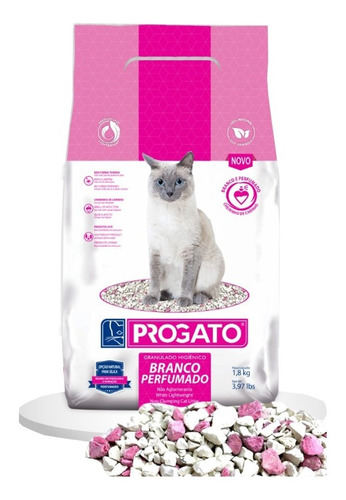 Arena Sanitaria Progato Branco Perfumado 1.8kg