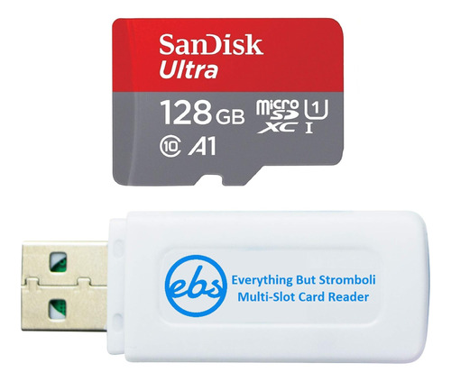 La Tarjeta De Memoria Sandisk Microsd Ultra De 128 Gb Funci.