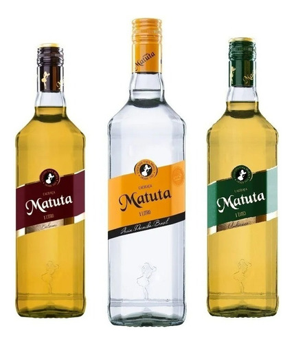 Cachaça Matuta Cristal Umburana E Balsamo - Kit 3