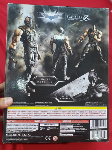 Play Arts Kai Bane ,the Dark Knight Trilogy Figura Articula (Usado)
