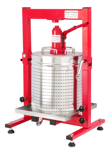 Mosakar Fruit Press De 7.93 Galones/30l - Gato Hidraulico. P