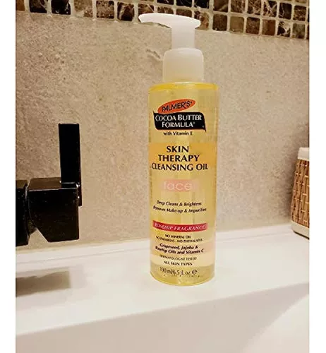 Palmer's Aceite limpiador facial ultra suave con fórmula de manteca de  cacao, 6.5 onzas