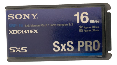 Sony Spb-16 Gb Sxs Pro Cartão De Memória Original