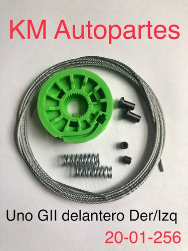 Kit De Reparación Levanta Vidrios Fiat Uno Gii Delantero 