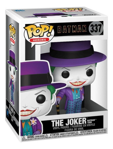 Pop! Funko The Joker Coringa #337 | Batman 1989