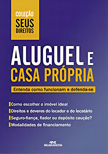 Coleção Seus Direitos - Aluguel E Casa Própria, De Vários Autores. Editora Melhoramentos, Capa Dura Em Português