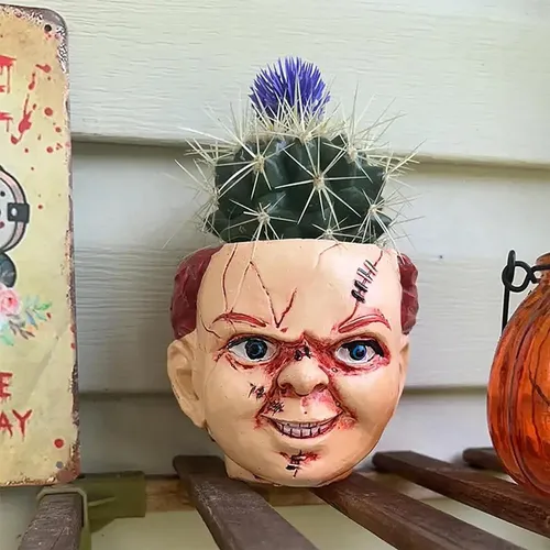 Nezababycos Macetas De Películas De Terror Macetas De Cabeza