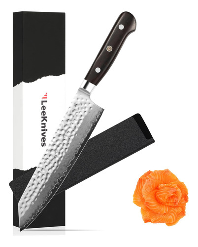 Leeknives Cuchillo De Chef De Damasco De 8.5 Pulgadas, Cuchi