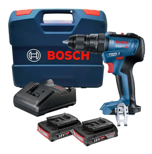 Parafusadeira Furadeira Impacto Gsb 18v-50 Bosch 2 Baterias