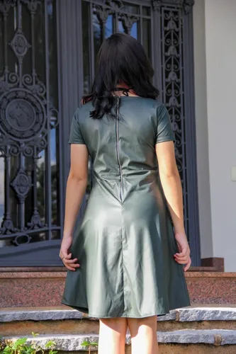 Vestido de sales couro moda evangelica