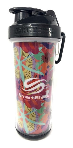 Shaker Double Wall 750ml Flower Power Smartshake.