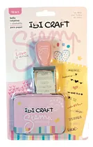Comprar Sello 12 Motivos En 1 Ibi Craft Love Rotativo C\u002Falmohadilla Color Del Exterior Rosa