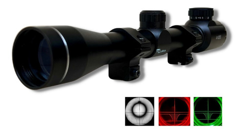 Luneta Mira Laser 4x32 Eg  Com Luz Paintball Airsoft