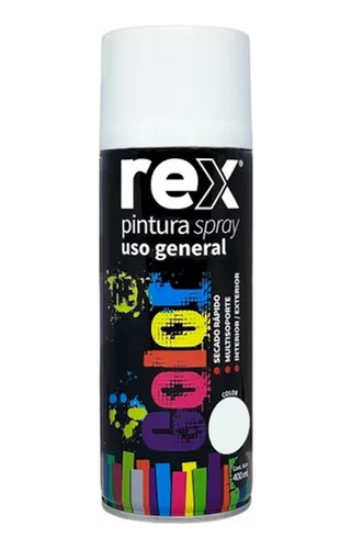 Spray Esmalte  Acrilico Mate  Rex 400 Ml Colores