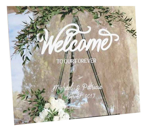 Cartel Grabado Welcome Boda, Cartel Casamiento, Fiesta 15