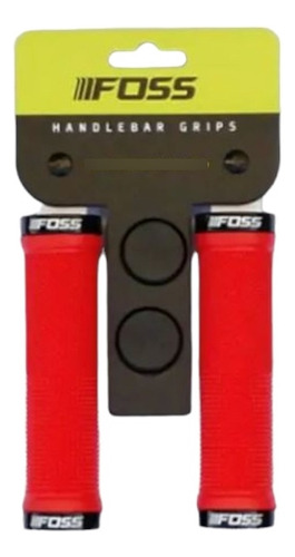 Puños Foss Pro 2, Kraton, 2 Lock, Red/black