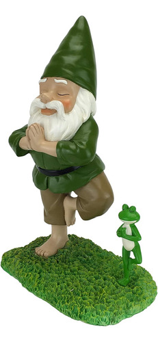 Zen Gnome Y Zen Frog - Pose De Árbol - Tranquilidad Y ...