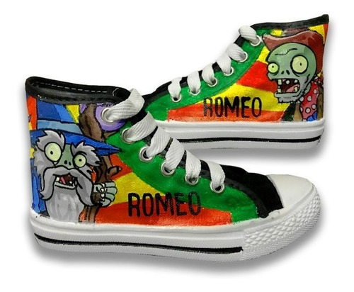 Tenis Plantas Vs Zombies Personalizados 05