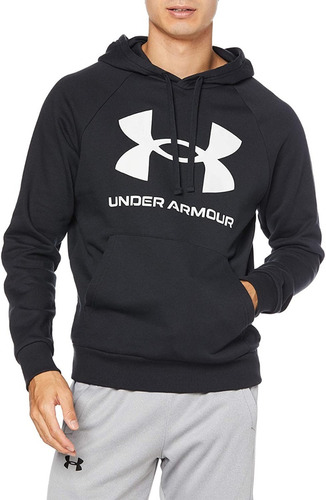 Sudadera Con Capucha Rival Fleece Big Logo Hd Under Armour