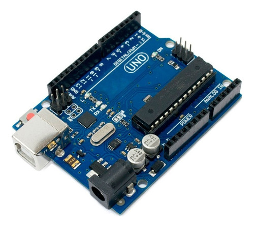 Para Arduino Unor3 Atmega328 Atmega16u Atmel Robotica