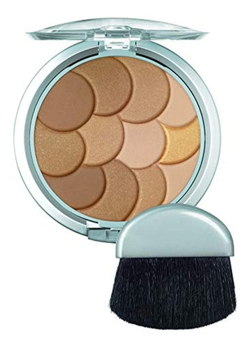 Paleta De Polvo Multicolor Beige Cálido / Bronceador Ligero