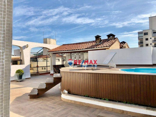 Imagem 5 de 30 de Cobertura Com 3 Dormitórios À Venda, 300 M² Por R$ 530.000 - Praia Das Astúrias- Guarujá/sp - Co0325