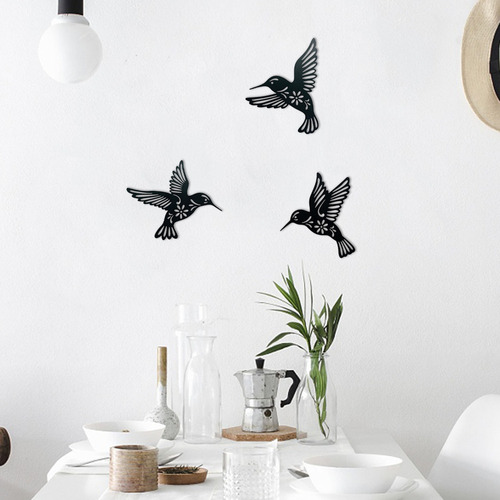 Colgante De Colibrí Hueco De Metal Para Decoración De Colibr
