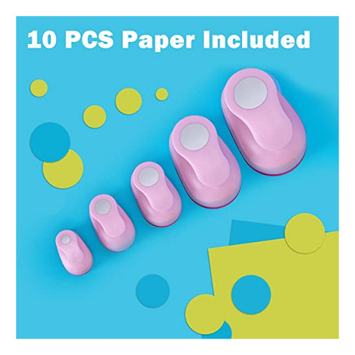 Juego De Perforadoras Circulares Para Papel, Perforadoras De