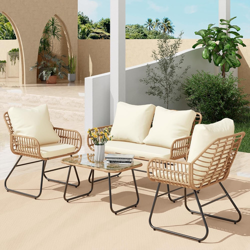 Excelente Juego De Comedor Para Patio Al Aire Libre,5pcs Ca