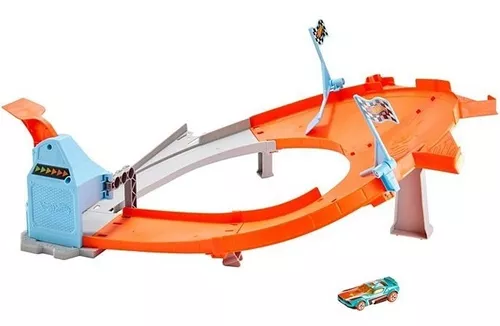 Pista corrida campeonato Dragstrip Champ carro Hot Wheels