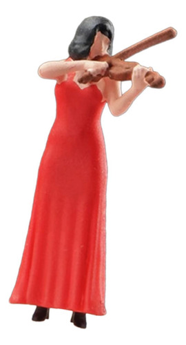 Figuras De Banda A Escala 1/64, Maqueta De Violinista